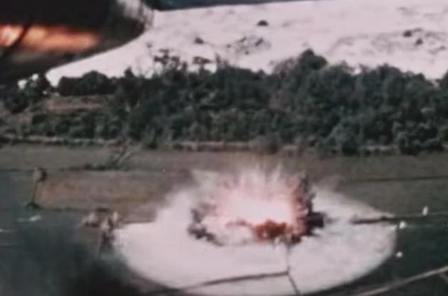 Bίντεο – ντοκουμέντο από το βομβαρδισμό του Βιετνάμ το 1968